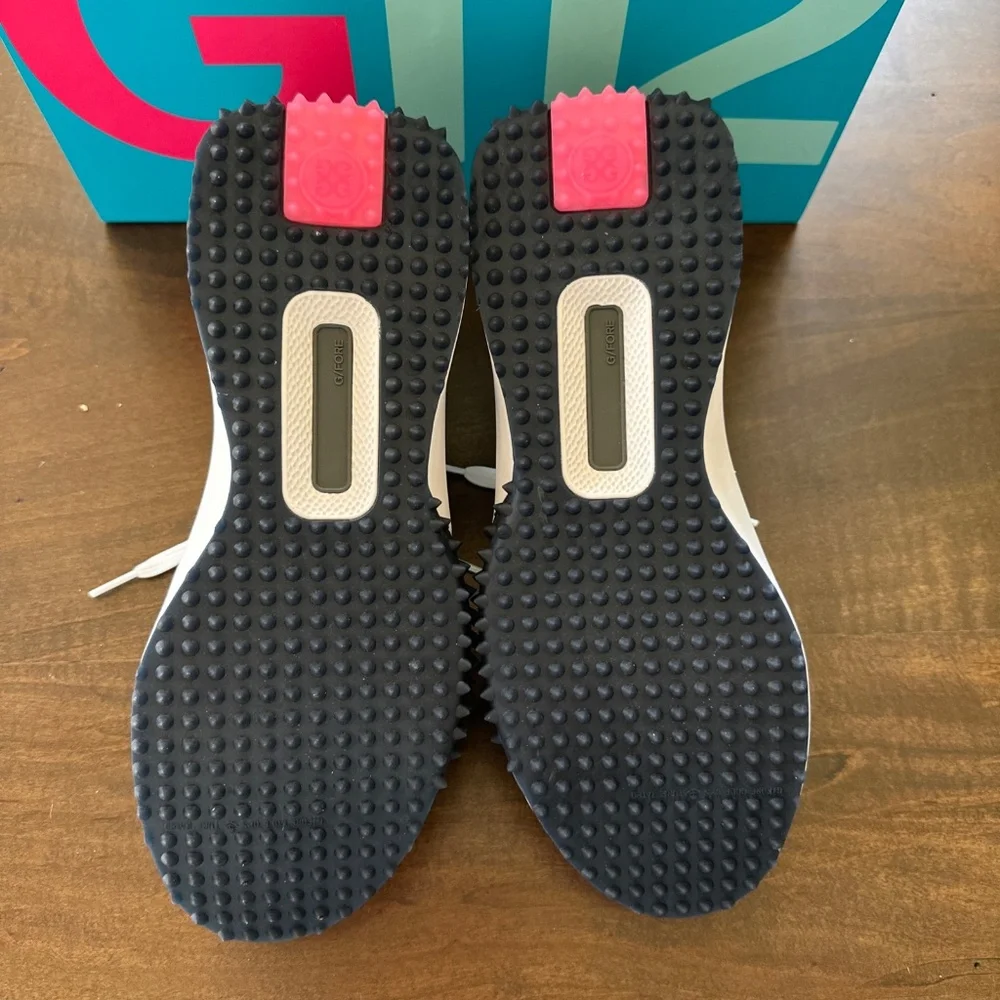 G/Fore Womens Leather Kiltie G.112 Golf Shoes SneakerS Snow/Twilight Sz 9.5 NEW - Picture 7 of 10